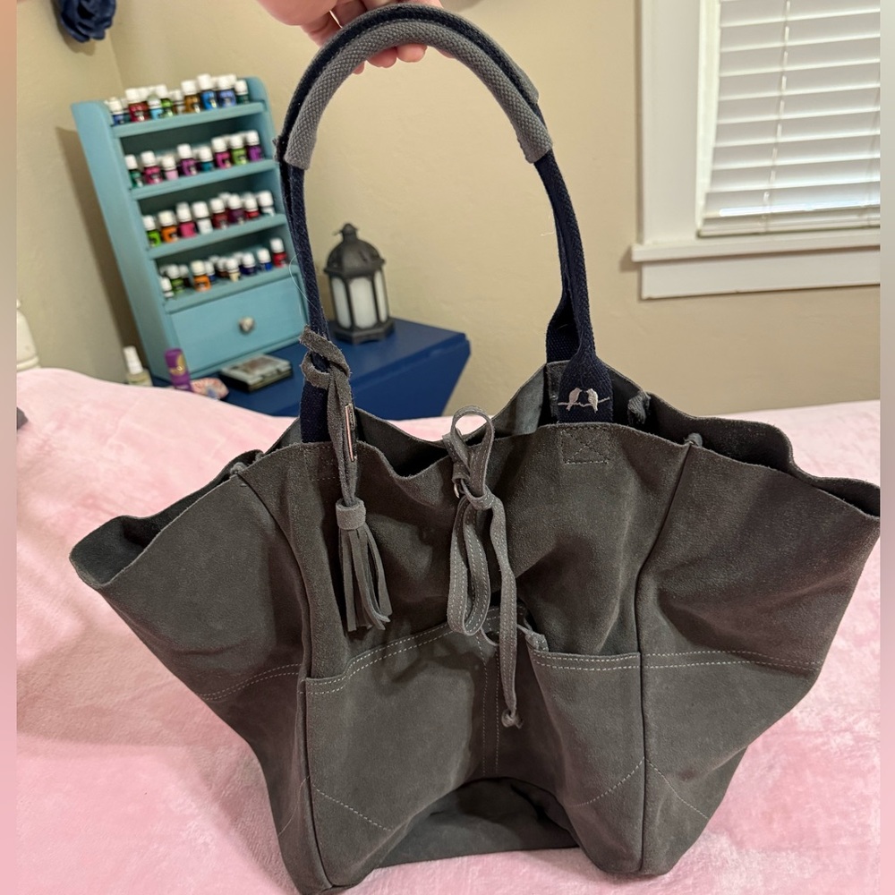 Chloe + Isabel Suede Slouchy Tote Bag